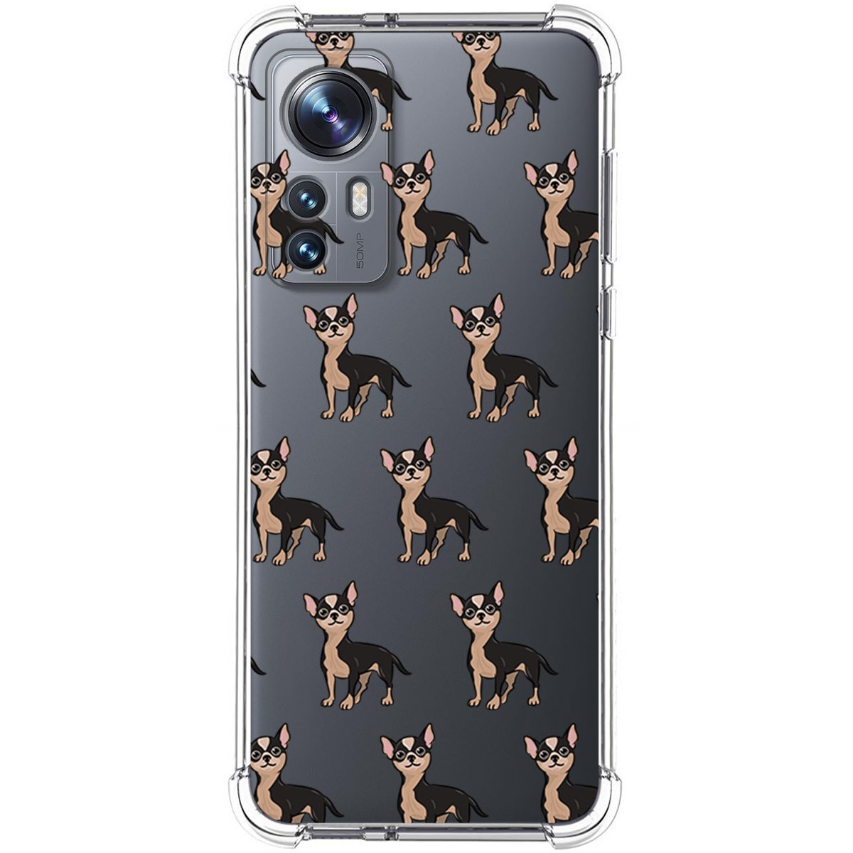 Funda Silicona Antigolpes para Xiaomi 12 / 12X 5G diseño Perros 11 Dibujos
