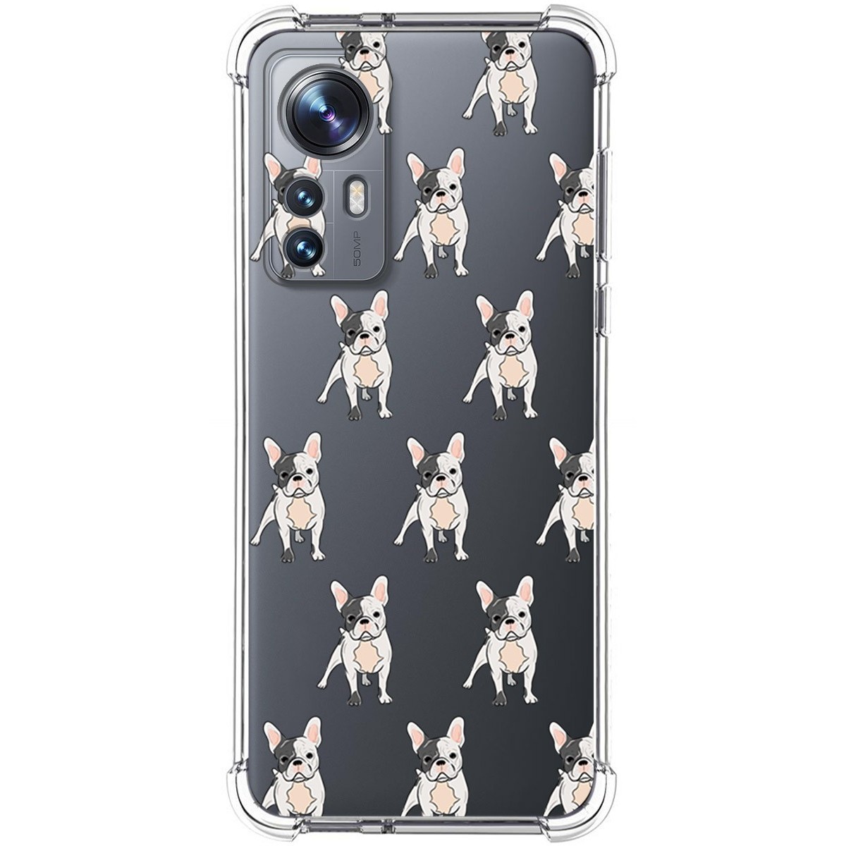 Funda Silicona Antigolpes para Xiaomi 12 / 12X 5G diseño Perros 12 Dibujos