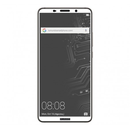 Protector Cristal Templado Frontal Completo Blanco  para Huawei Mate 10 Pro Vidrio