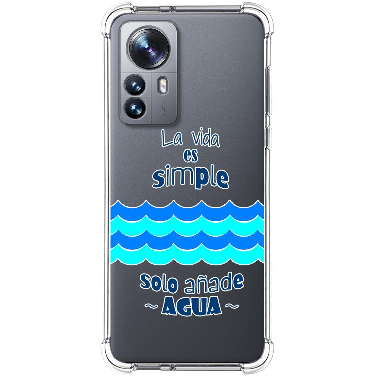 Funda Silicona Antigolpes para Xiaomi 12 Pro 5G diseño Agua Dibujos