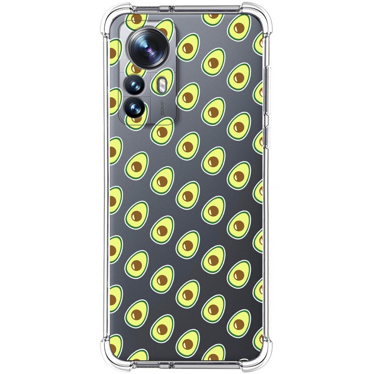 Funda Silicona Antigolpes para Xiaomi 12 Pro 5G diseño Aguacate Dibujos