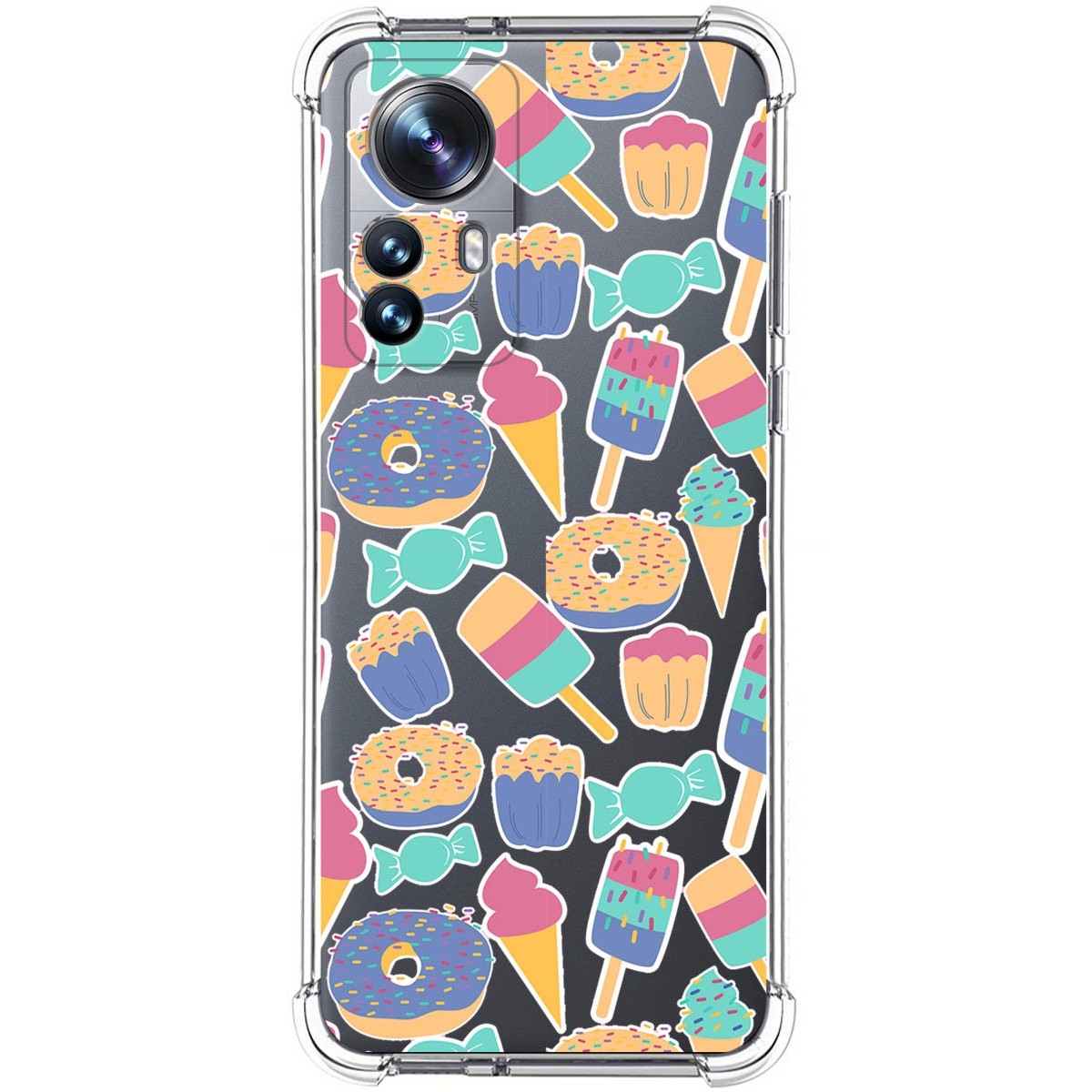 Funda Silicona Antigolpes para Xiaomi 12 Pro 5G diseño Dulces 02 Dibujos
