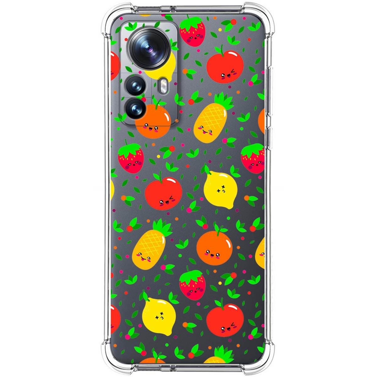 Funda Silicona Antigolpes para Xiaomi 12 Pro 5G diseño Frutas 01 Dibujos