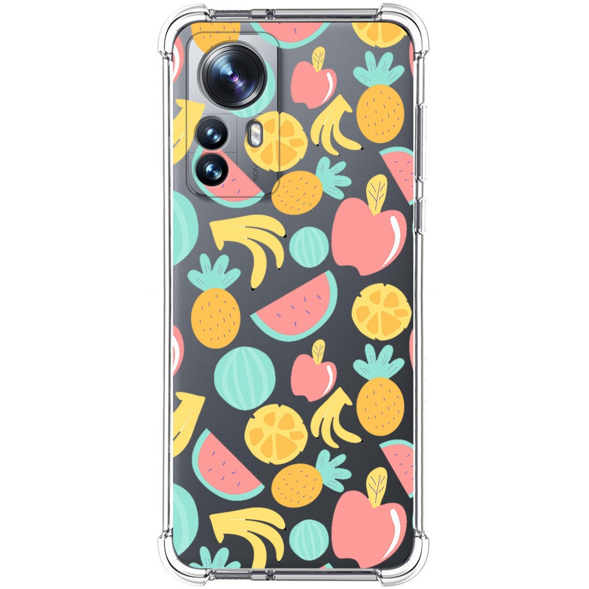 Funda Silicona Antigolpes para Xiaomi 12 Pro 5G diseño Frutas 02 Dibujos