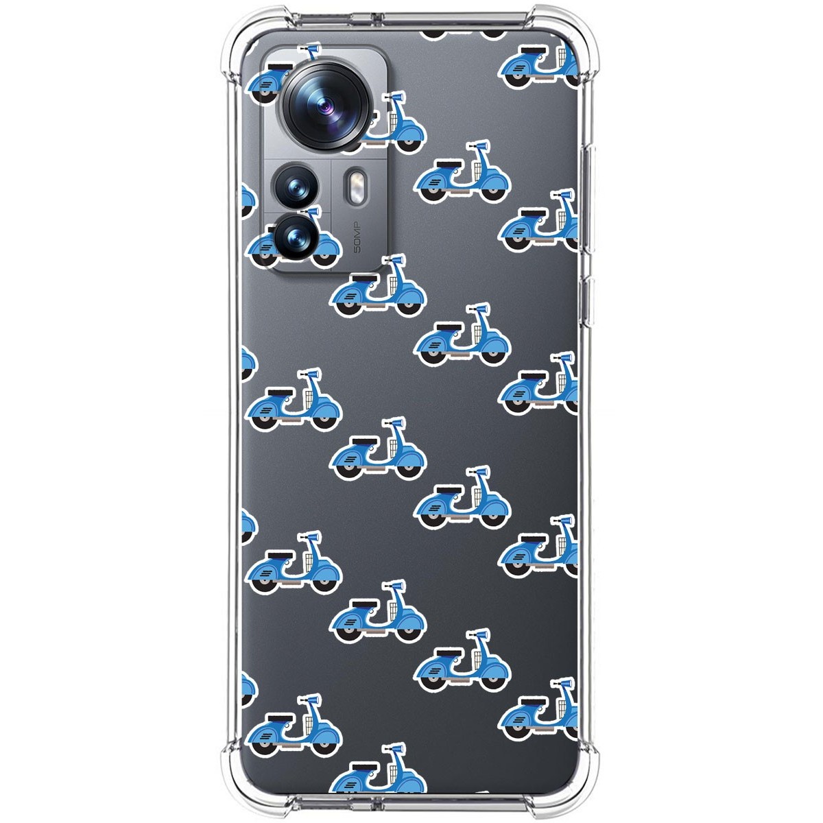 Funda Silicona Antigolpes para Xiaomi 12 Pro 5G diseño Scooter Dibujos