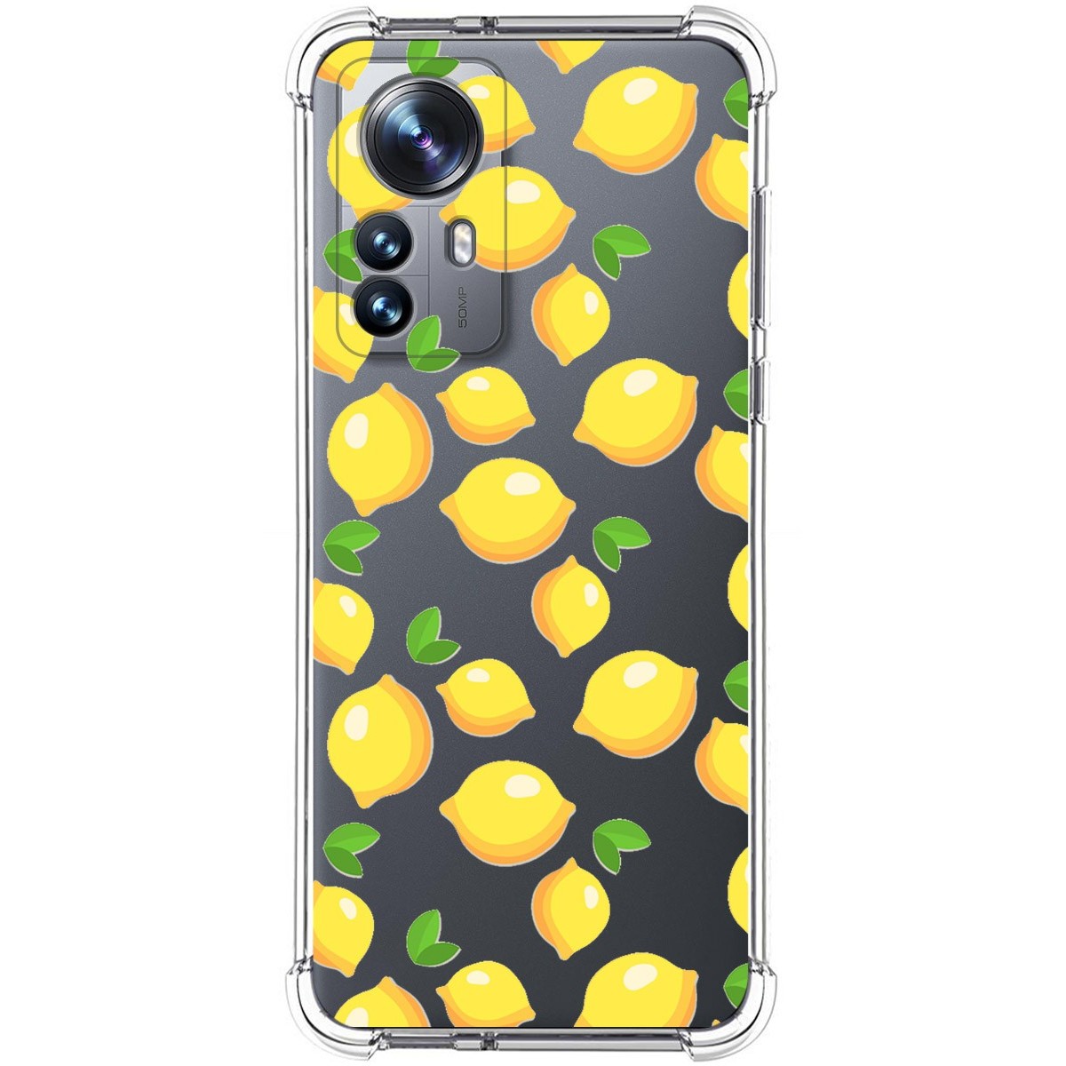 Funda Silicona Antigolpes para Xiaomi 12 Pro 5G diseño Limones Dibujos