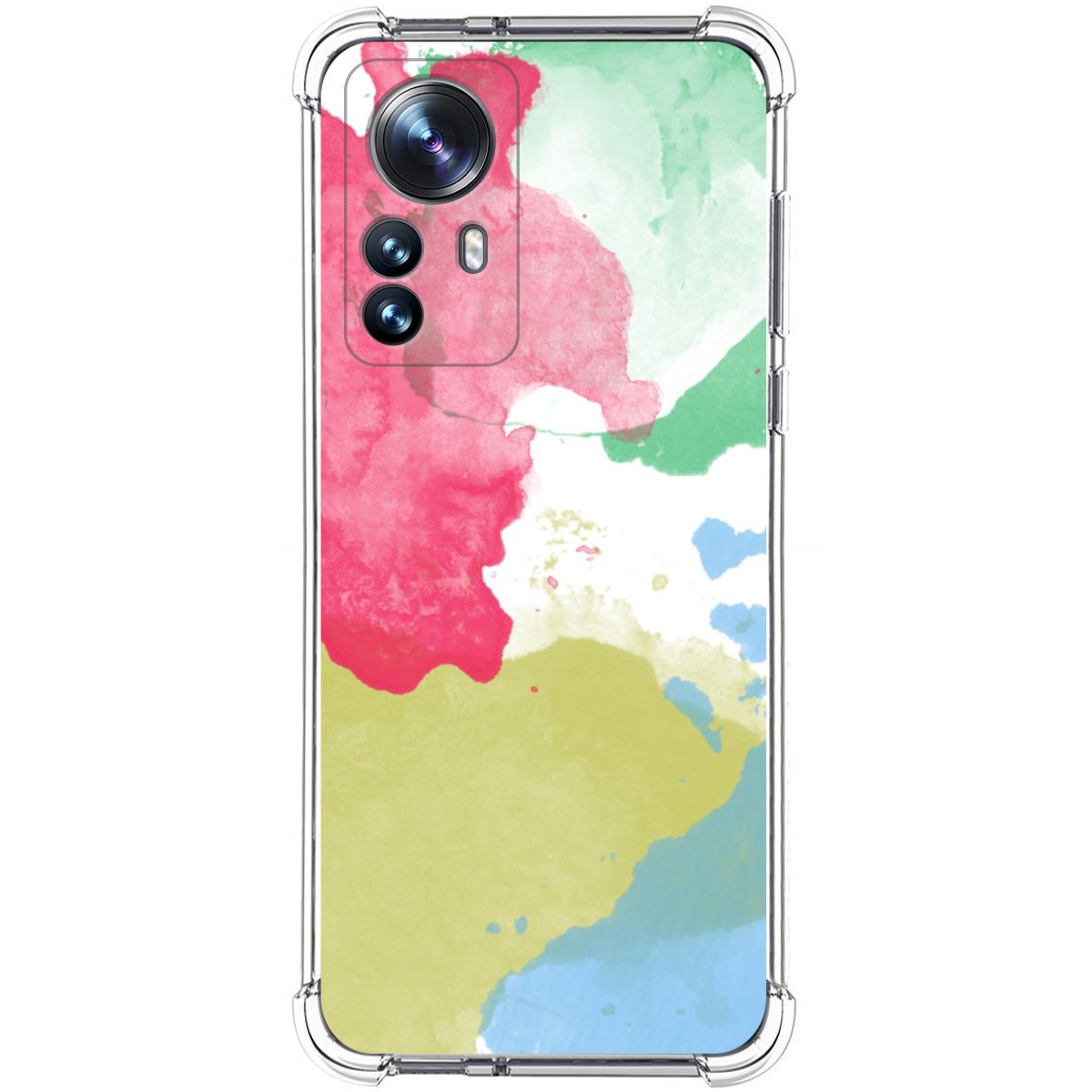 Funda Silicona Antigolpes para Xiaomi 12 Pro 5G diseño Acuarela 02 Dibujos