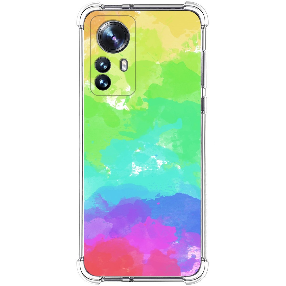 Funda Silicona Antigolpes para Xiaomi 12 Pro 5G diseño Acuarela 03 Dibujos