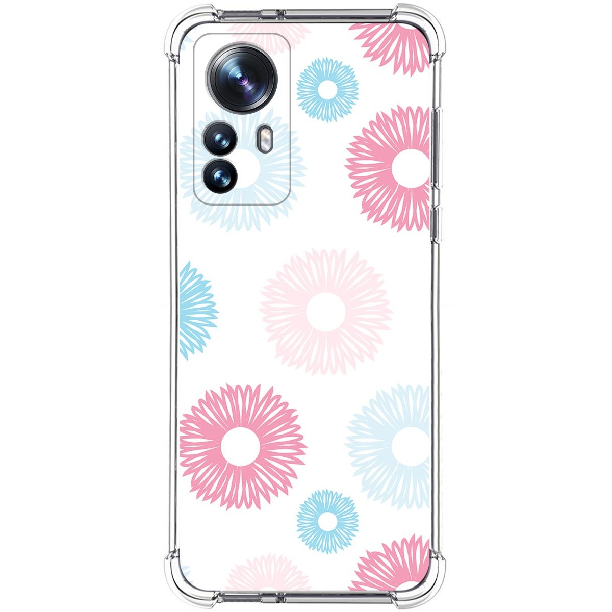 Funda Silicona Antigolpes para Xiaomi 12 Pro 5G diseño Flores 06 Dibujos