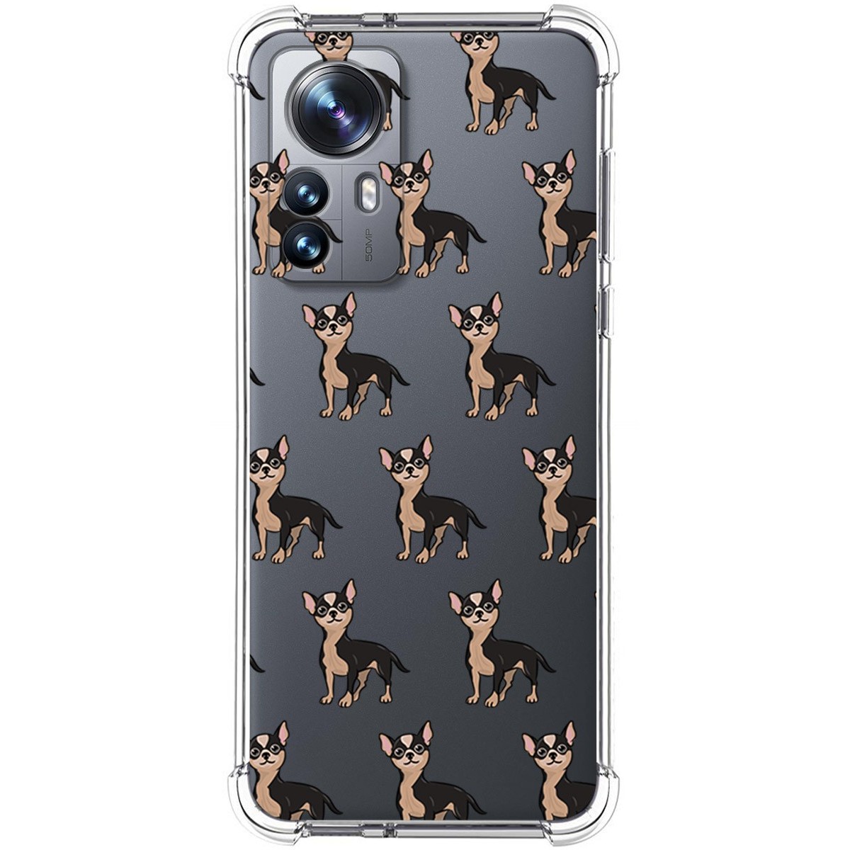 Funda Silicona Antigolpes para Xiaomi 12 Pro 5G diseño Perros 11 Dibujos