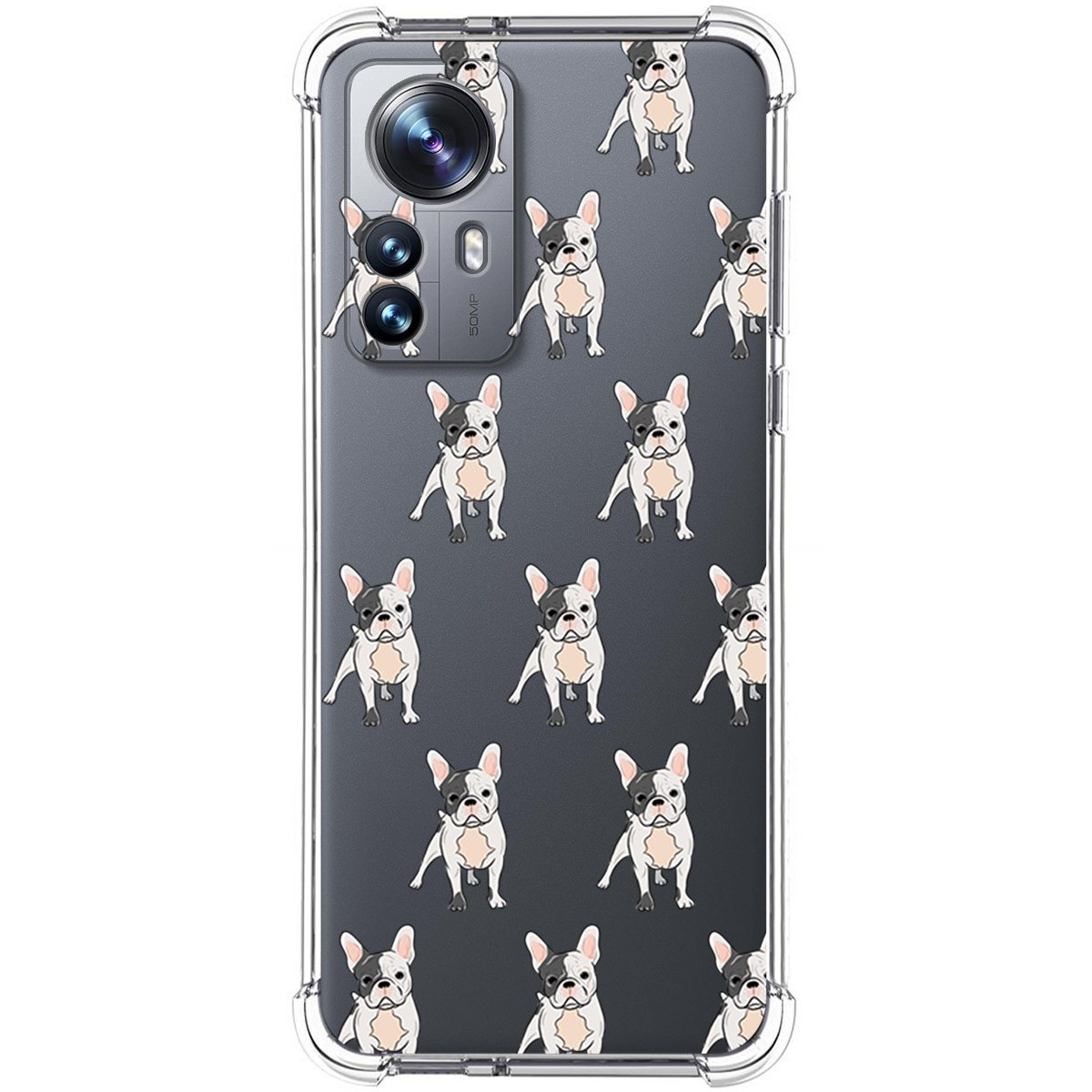 Funda Silicona Antigolpes para Xiaomi 12 Pro 5G diseño Perros 12 Dibujos