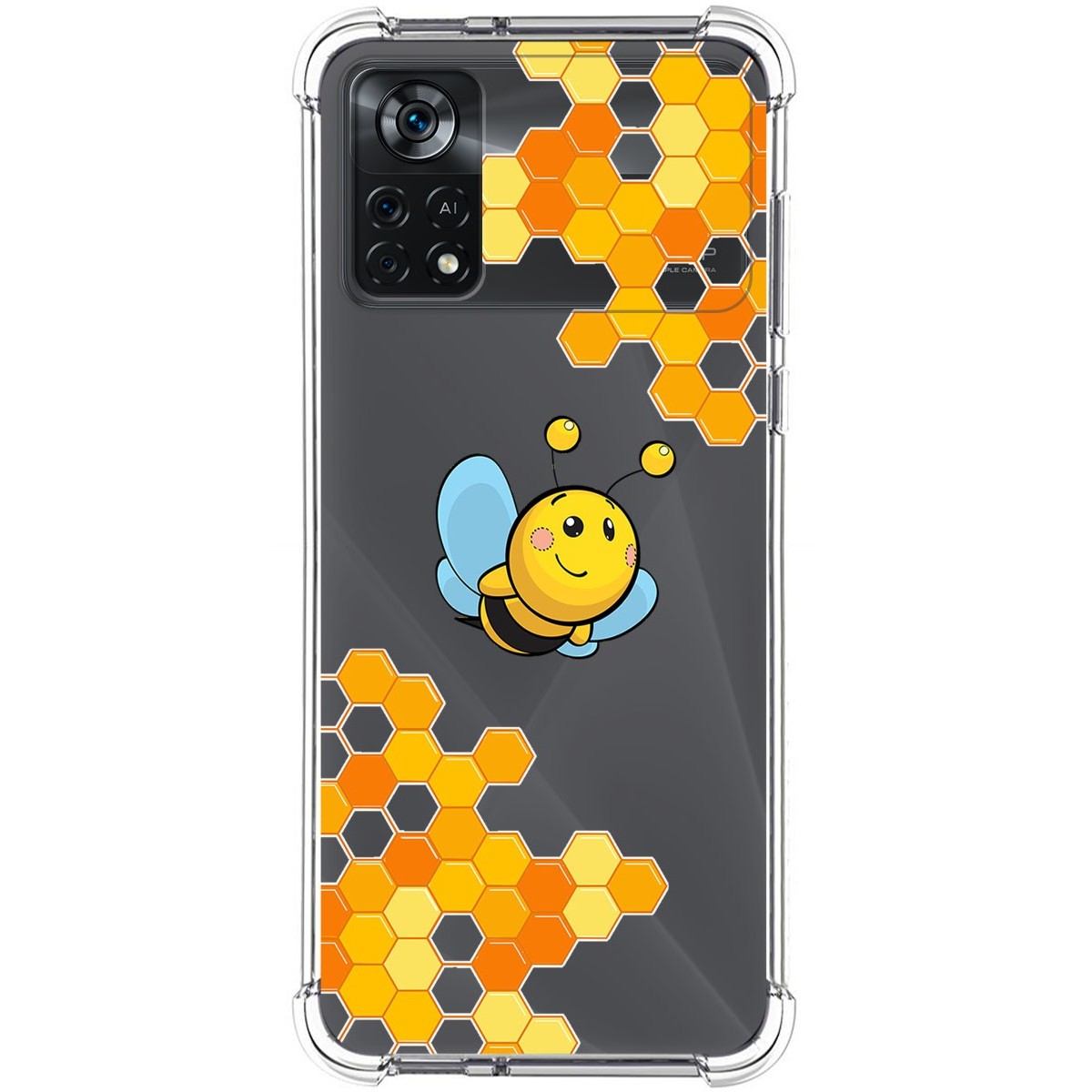 Funda Silicona Antigolpes para Xiaomi POCO X4 Pro 5G diseño Abeja Dibujos