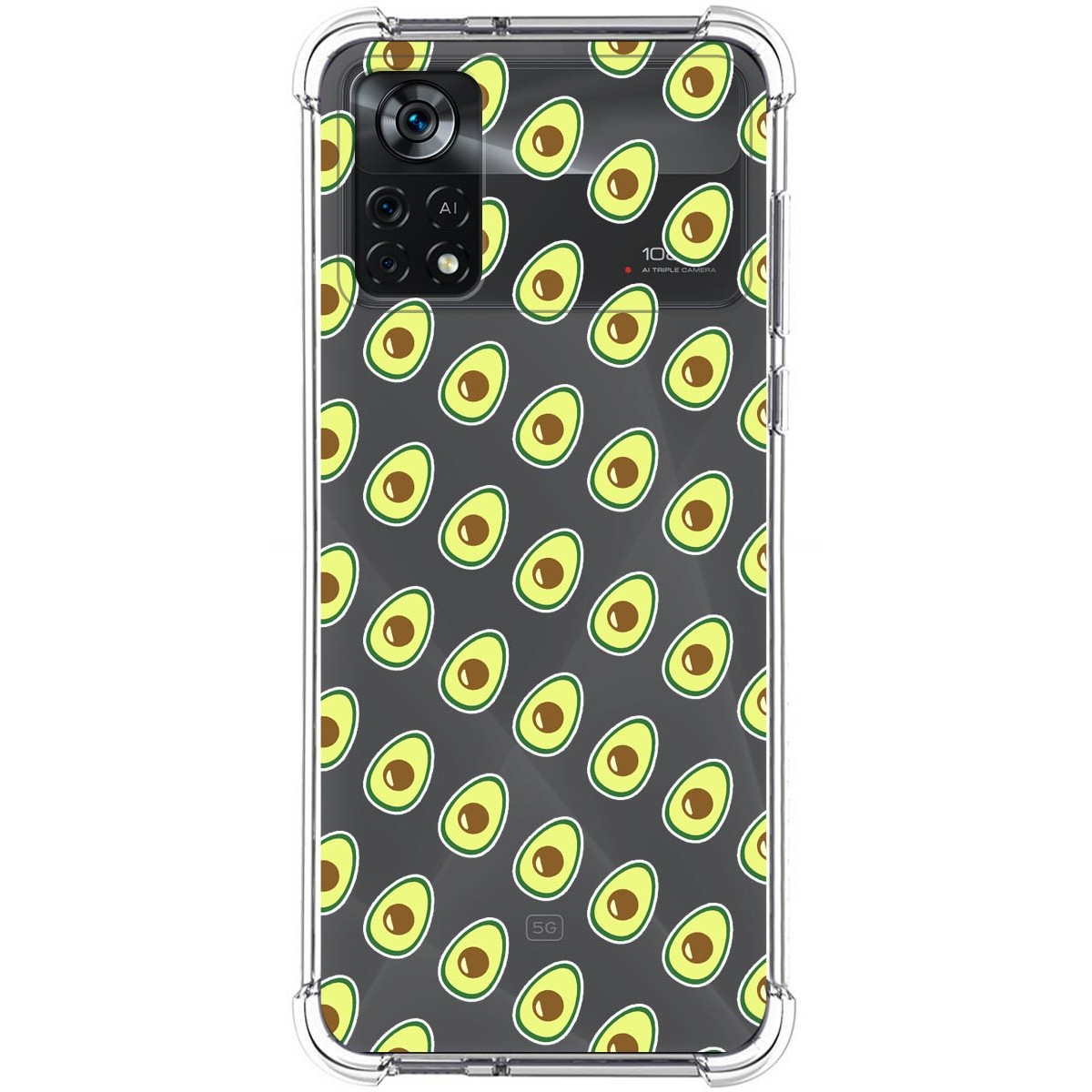 Funda Silicona Antigolpes para Xiaomi POCO X4 Pro 5G diseño Aguacate Dibujos