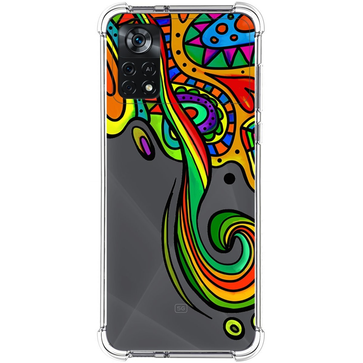 Funda Silicona Antigolpes para Xiaomi POCO X4 Pro 5G diseño Colores Dibujos