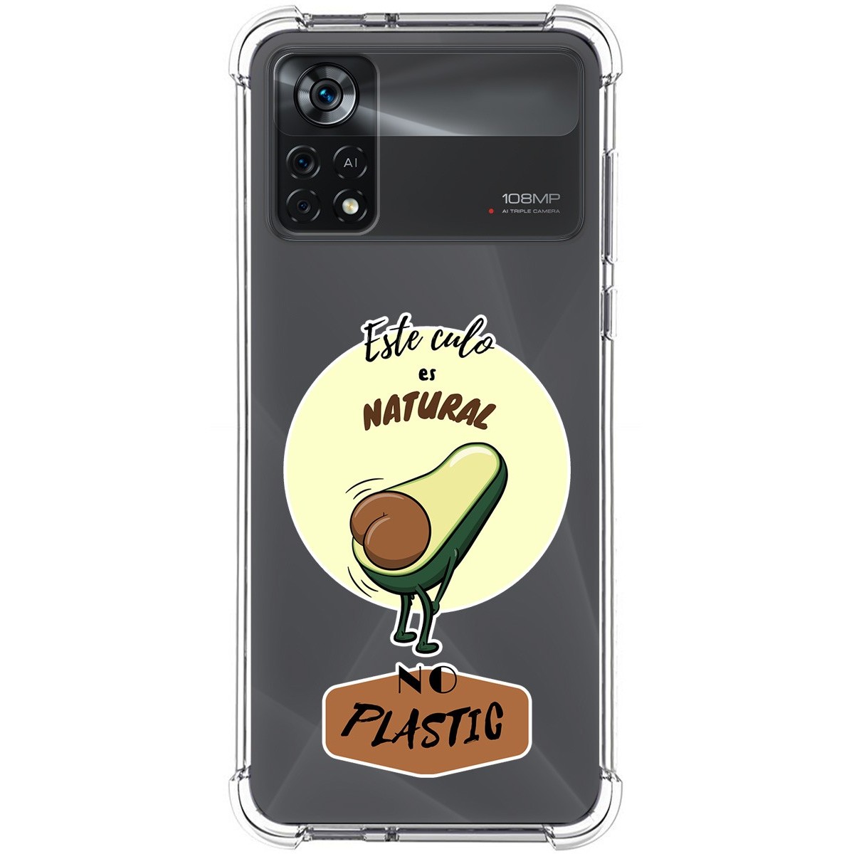 Funda Silicona Antigolpes para Xiaomi POCO X4 Pro 5G diseño Culo Natural Dibujos