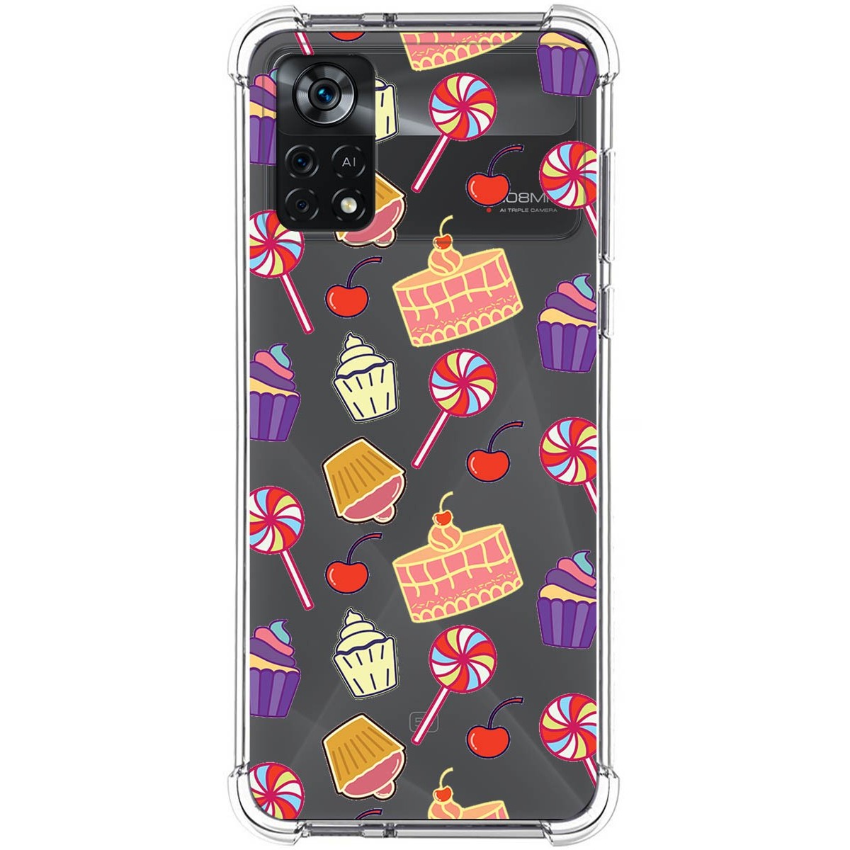 Funda Silicona Antigolpes para Xiaomi POCO X4 Pro 5G diseño Dulces 01 Dibujos