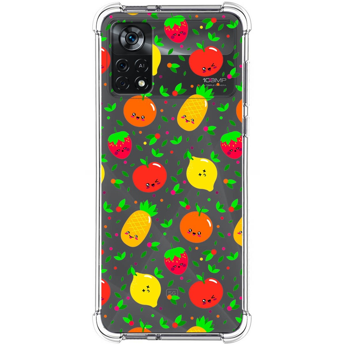 Funda Silicona Antigolpes para Xiaomi POCO X4 Pro 5G diseño Frutas 01 Dibujos