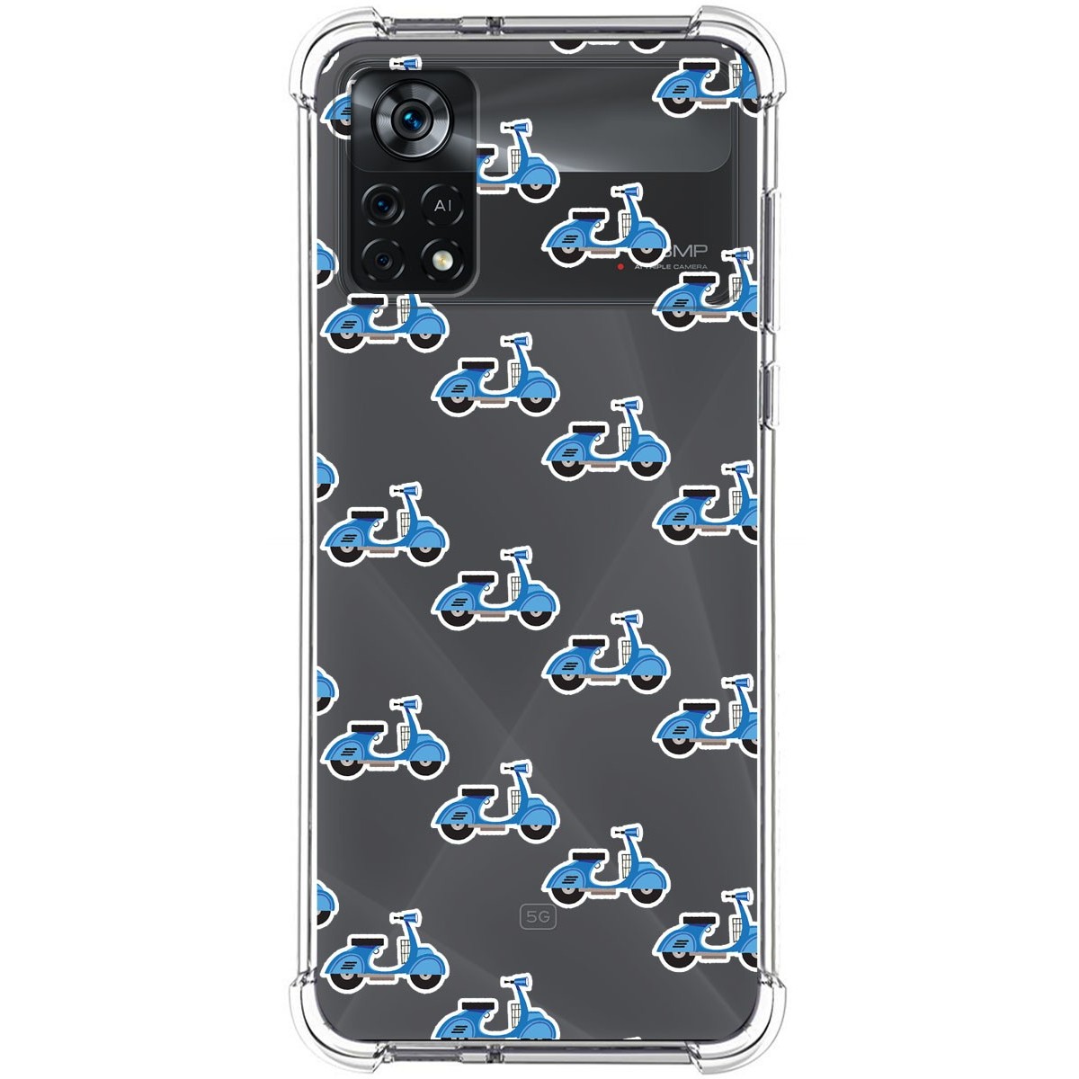 Funda Silicona Antigolpes para Xiaomi POCO X4 Pro 5G diseño Scooter Dibujos