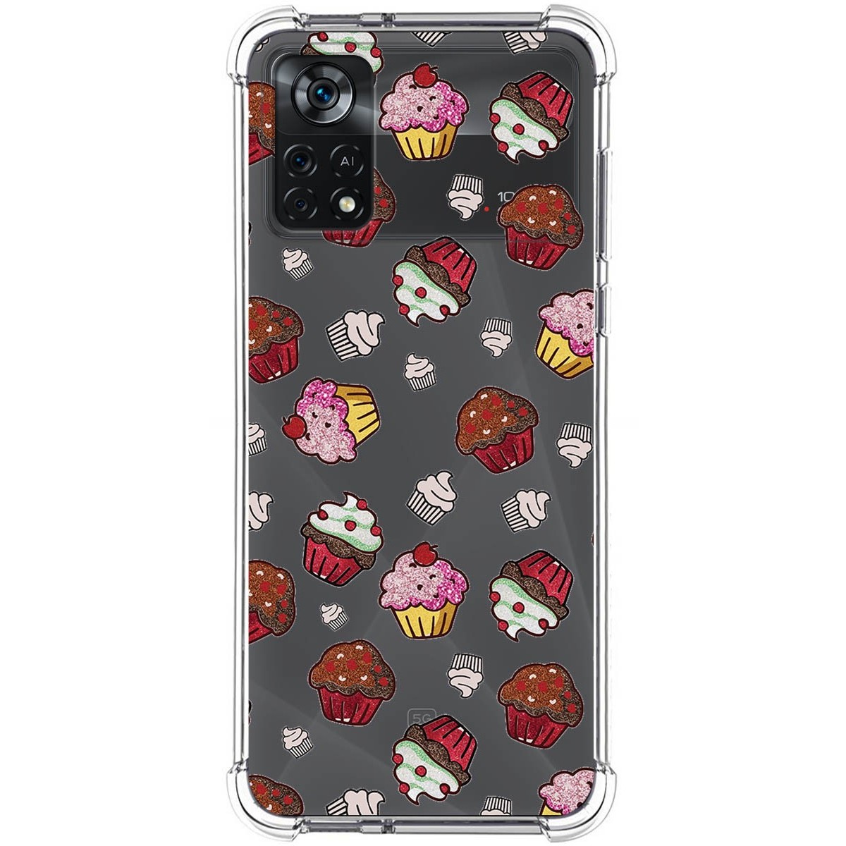 Funda Silicona Antigolpes para Xiaomi POCO X4 Pro 5G diseño Muffins Dibujos