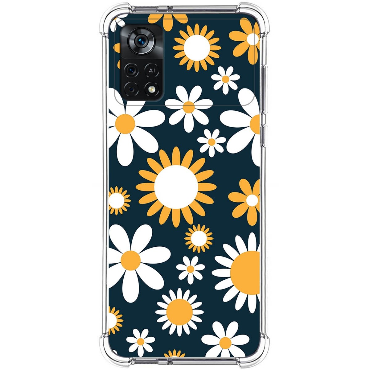 Funda Silicona Antigolpes para Xiaomi POCO X4 Pro 5G diseño Flores 08 Dibujos