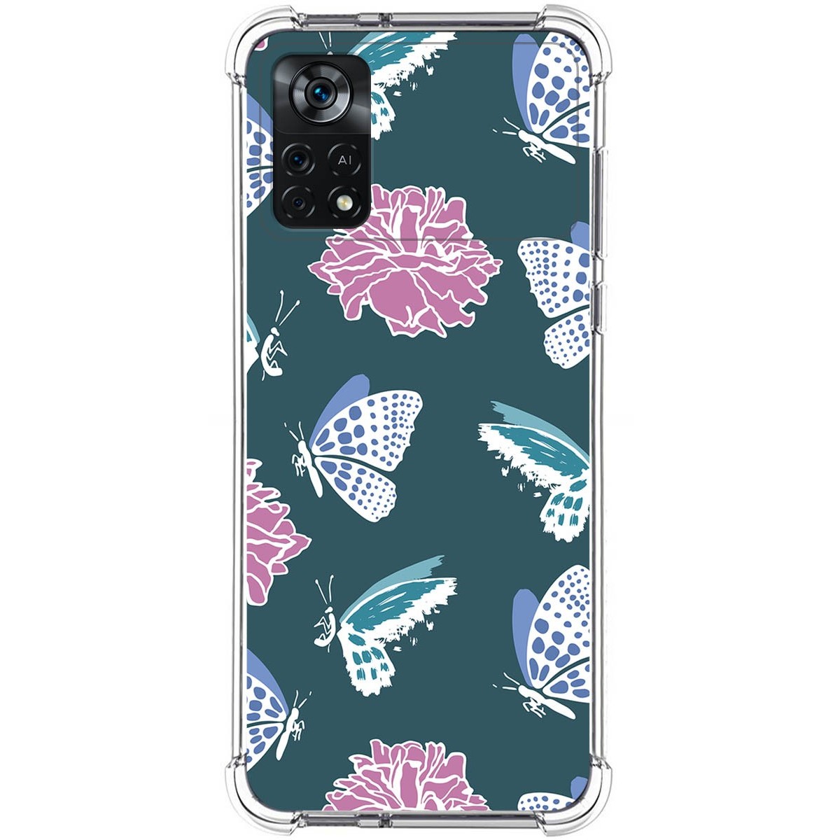 Funda Silicona Antigolpes para Xiaomi POCO X4 Pro 5G diseño Flores 10 Dibujos