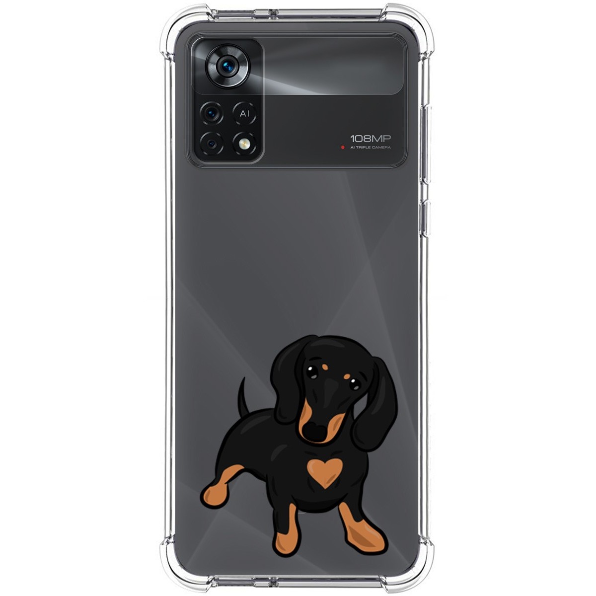 Funda Silicona Antigolpes para Xiaomi POCO X4 Pro 5G diseño Perros 04 Dibujos