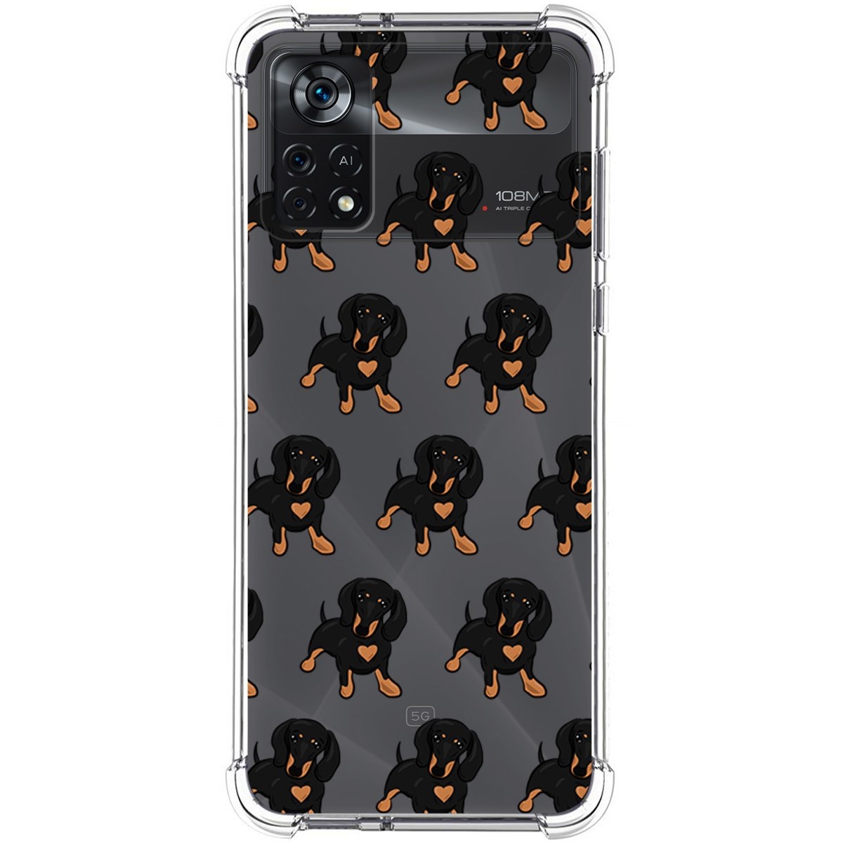 Funda Silicona Antigolpes para Xiaomi POCO X4 Pro 5G diseño Perros 10 Dibujos