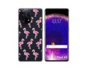 Funda Silicona Transparente para Oppo Find X5 5G diseño Flamenco Dibujos