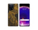 Funda Silicona Transparente para Oppo Find X5 5G diseño Hojas Dibujos