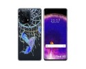 Funda Silicona Transparente para Oppo Find X5 5G diseño Plumas Dibujos
