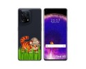 Funda Silicona Transparente para Oppo Find X5 5G diseño Tigre Dibujos