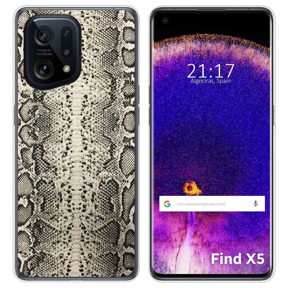 Funda Silicona para Oppo Find X5 5G diseño Animal 01 Dibujos