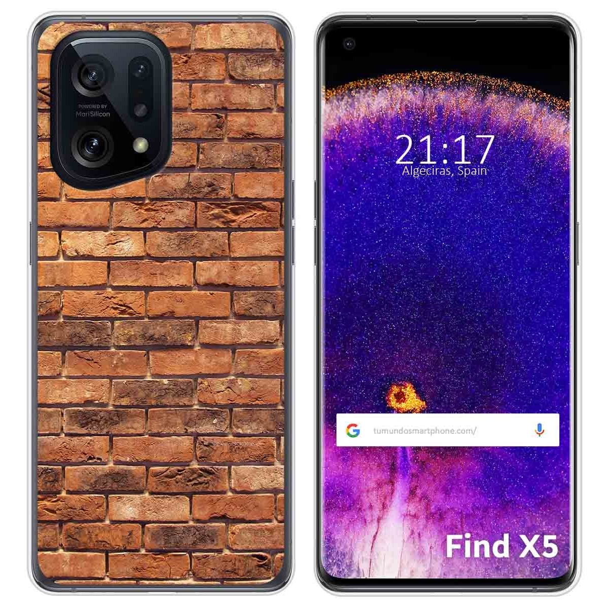 Funda Silicona para Oppo Find X5 5G diseño Ladrillo 04 Dibujos