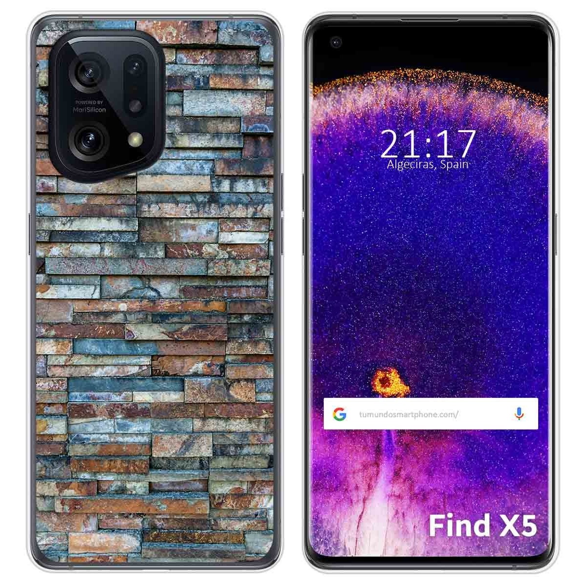 Funda Silicona para Oppo Find X5 5G diseño Ladrillo 05 Dibujos