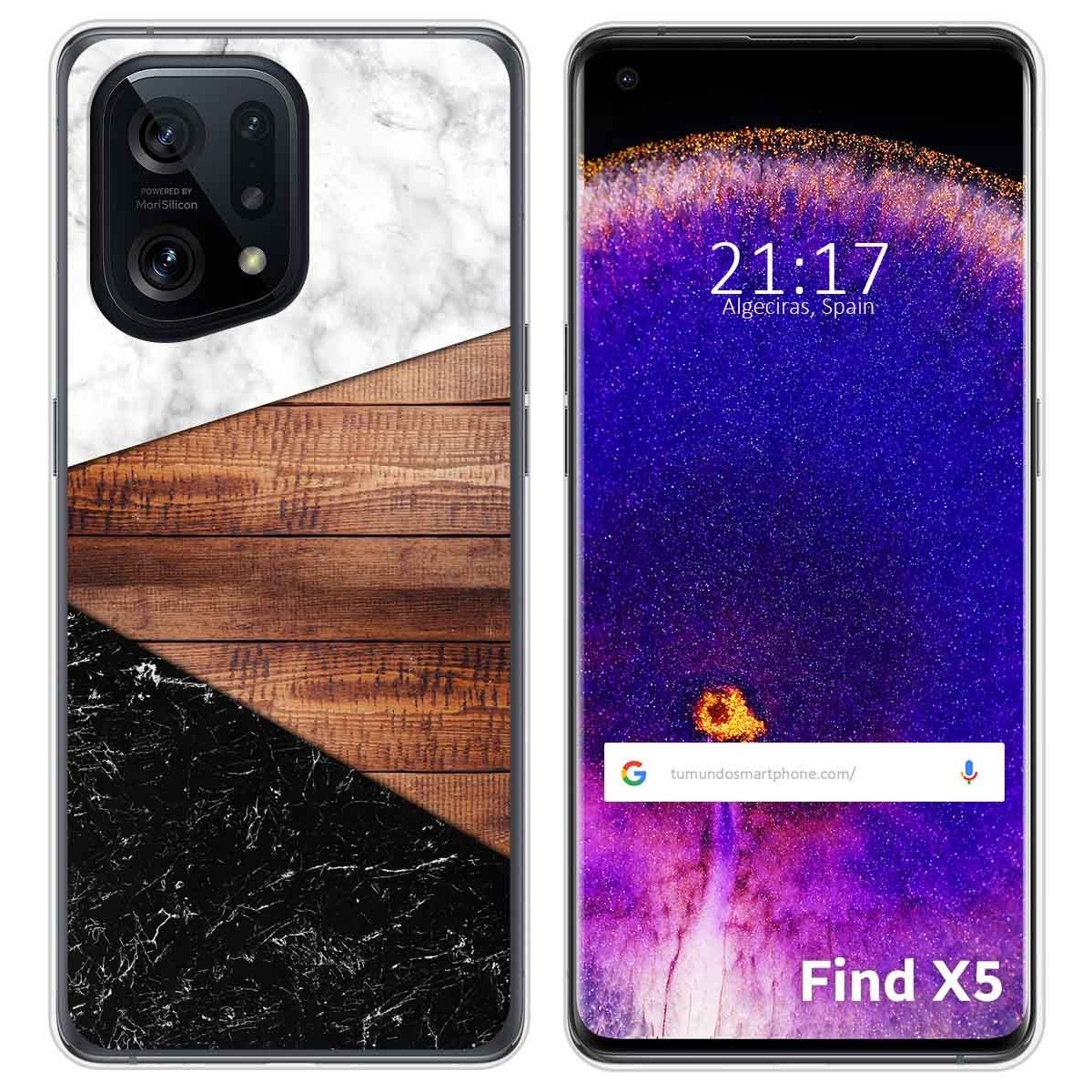 Funda Silicona para Oppo Find X5 5G diseño Mármol 11 Dibujos