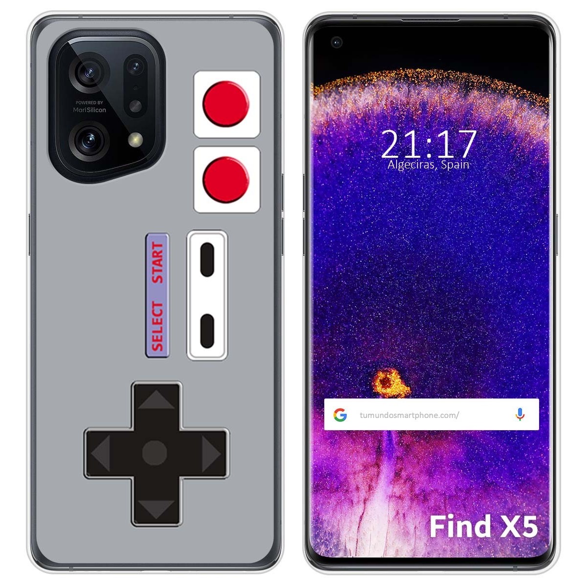 Funda Silicona para Oppo Find X5 5G diseño Consola Dibujos