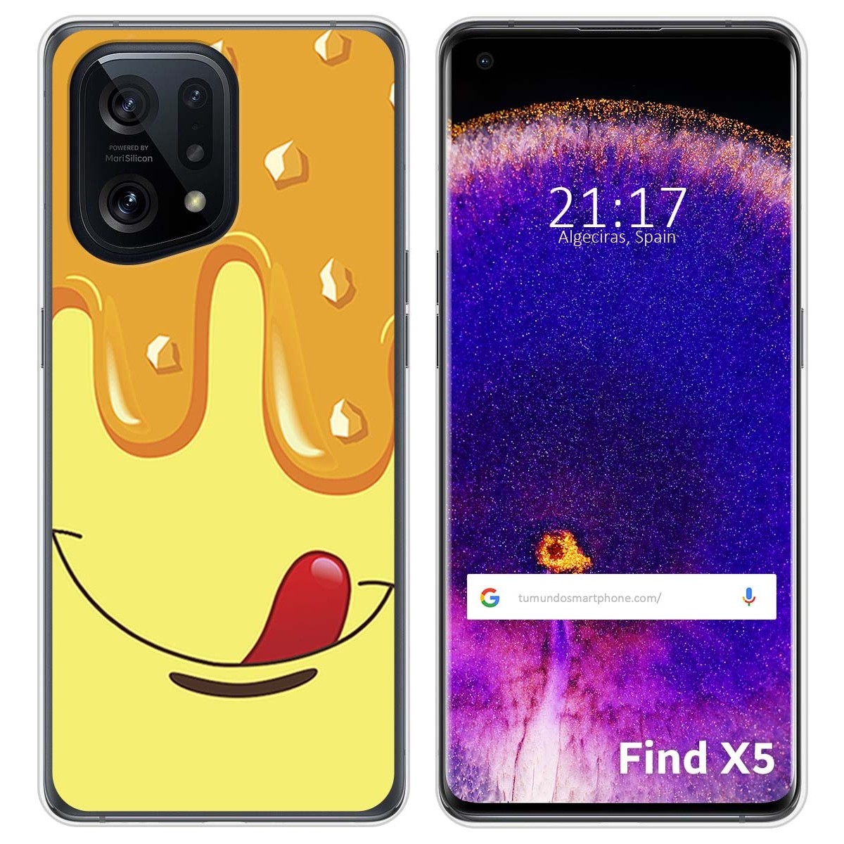 Funda Silicona para Oppo Find X5 5G diseño Helado Vainilla Dibujos