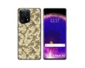 Funda Silicona para Oppo Find X5 5G diseño Sand Camuflaje Dibujos