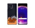 Funda Silicona Transparente para Oppo Find X5 Pro 5G diseño Bufalo Dibujos