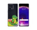 Funda Silicona Transparente para Oppo Find X5 Pro 5G diseño Coco Dibujos