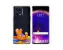 Funda Silicona Transparente para Oppo Find X5 Pro 5G diseño Leopardo Dibujos