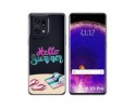 Funda Silicona Transparente para Oppo Find X5 Pro 5G diseño Summer Dibujos