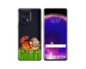 Funda Silicona Transparente para Oppo Find X5 Pro 5G diseño Tigre Dibujos