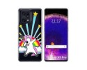Funda Silicona Transparente para Oppo Find X5 Pro 5G diseño Unicornio Dibujos
