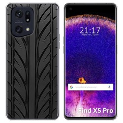 Funda Silicona para Oppo Find X5 Pro 5G diseño Neumatico Dibujos