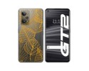 Funda Silicona Transparente para Realme GT 2 5G diseño Hojas Dibujos