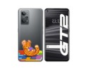 Funda Silicona Transparente para Realme GT 2 5G diseño Leopardo Dibujos