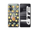 Funda Silicona Transparente para Realme GT 2 5G diseño Piña Dibujos