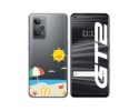 Funda Silicona Transparente para Realme GT 2 5G diseño Playa Dibujos