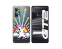 Funda Silicona Transparente para Realme GT 2 5G diseño Unicornio Dibujos